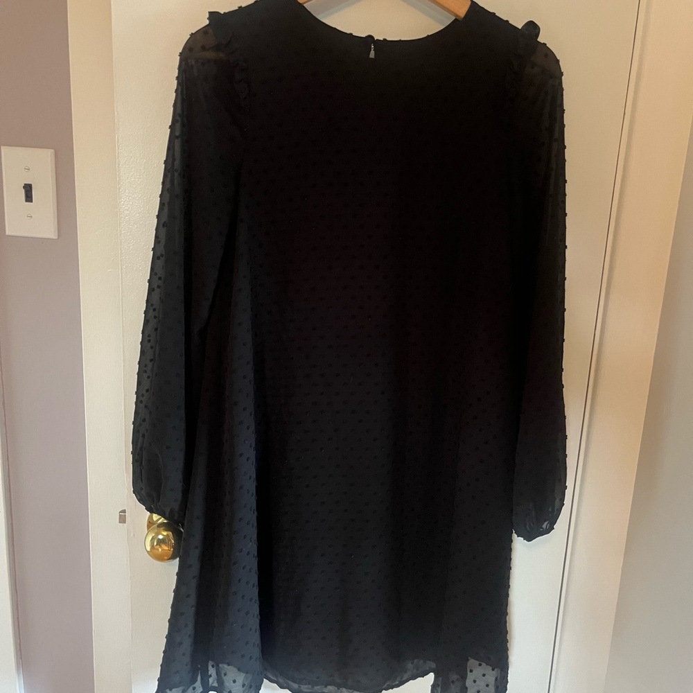 Twik Black Textured Dress